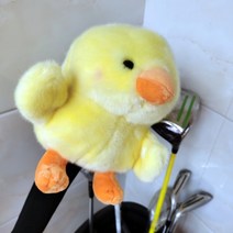 남자골프티셔츠 입문용 라운드 페어웨이 우드 커버 동물 펭귄 고양이 올빼미 치킨, 치킨 드라이버