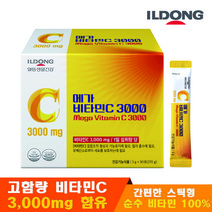 ILDONG 메가 비타민C 3000mg 고함량 순수 비타민C 100% (3개월분), 1박스, 270g