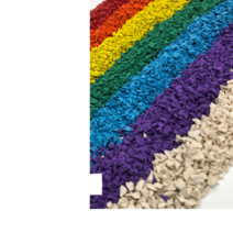 고무칩 탄성고무 포장재 25kg 공원 아파트 놀이터바닥, 레드 입자 25kg