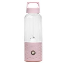 착즙기 과일 가정용 오렌지 스퀴져 쥬서기 500ml 4000mah 휴대용 스무디 블렌더 usb 전 믹서 미니 오렌지 단일 오거 쥬스기 주스기 즙짜는기계 사과 착즙기, 분홍색