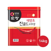 청정원 순창 태양초 진골드 고추장 14kg, 1개