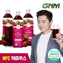 GNM NFC 타트체리 주스 착즙 원액 1000ml x 3병, 단일속성
