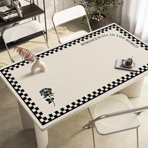 가죽 식탁매트 식탁 테이블 책상 보호필름 유리대용 가죽 방수 식탁매트, 60x120cm, F