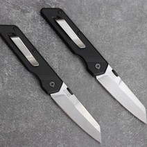 면도칼 클래식 바버샵 날 면도기 군대 EDC CRKT 3802 서바이벌 폴딩 나이프 블랙 8Cr13Mov 블레이드 G10, 한개옵션0