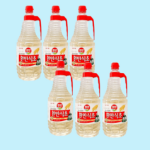 롯데푸드 환만 식초 1.8L X 6개 발효 양조 업소용 식자재, 환만식초 1.8L 6개