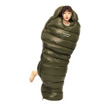 페더 다운 침낭 사계절 캠핑 담요 백패킹, 구스다운 컬러 노트 600개