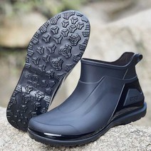 오토바이 배달 신발 남성 패션 장화 방수 발목 부츠 비올때 아쿠아 여름장마철 주방 짧은앵클 슬리퍼