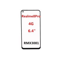 전면 스크린 + OCA Realme 5 5i 5S Pro 6 6i 6S 7 7i 8 터치 패널 LCD 디스플레이 아웃 유리 교체 부품, 한개옵션1