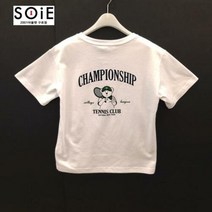 이랜드 [소이]5부 테니스 베어 셋업 티셔츠_22M1703WT_2001구로점