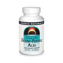 Source Naturals 소스 내츄럴스 트랜스 페룰산 Trans Ferulic Acid 250mg 30정