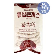 한성 도톰 등심돈까스 1.5kg(10개)x2봉지 무료배송/냉동 대용량 식자재 국산 등심 생빵가루 돈까스 도시락 반찬 아이들 간식, 1개