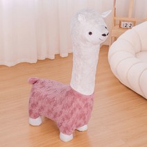 패브릭 양 장식 의자 봉제인형 스툴 크리에이 티브 양 벤치 카페 거실 장식, B