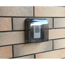 보호 커버 초인종 현관 인터폰 덮개 전원 주택 야외 대문 스위치 방수 케이스, B