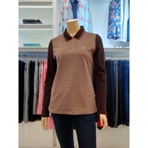 이동수 골프웨어 이동수골프 소매배색 자카드 가을 티셔츠 F0C-TS8520