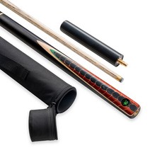 큐대케이스CRICAL Dragon Cue 3/4 Split Billiard Snooker Professional 10-10.2mm Tip Ashwood Shaft With, 03 green_01 10-10.2mm