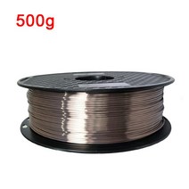 PLA 3D 프린터 필라멘트 1.75mm 실크 실버 골드 250g/500g/1KG 반짝이는 금속 느낌 인쇄 프린팅 프린팅 재, 02 Rose gold 500g