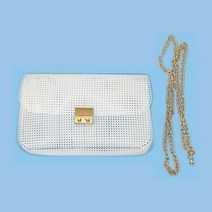 니뜨 클러치가방망 올인원세트 뜨개실무료도안 망스티치, 골드