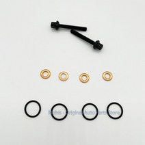 구동계 변속기 자동차부품 쌍용 액티온 스포츠 q100 앰프용 geniune q150 2.0 l td 연료 인젝터 수리 키트 6719900301 6710170060 호환, 1 세트