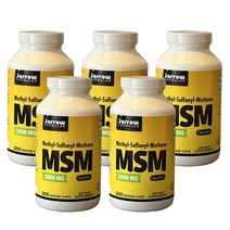 재로우 MSM 1000mg 베지 캡, 200개입, 5개