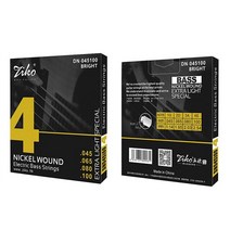 DN-045 ZIKO 4 현 5 현 6 현베이스 일렉트릭 기타 현 부품 도매 악기 액세서리, 01 4strings
