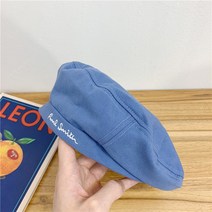 봄여름 얇은 빈티지 베레모 여순색 매치 러블리 화가 모자 일본 군모