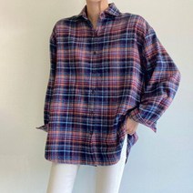 위쉬몰 / 아이우먼 컬러오버핏체크남방 TGK562M301 빅사이즈