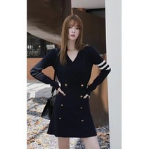 Gloade 니트 원피스 슬림핏 A라인