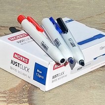 모리스 JUSTCLICK 2 0mm 노크식 화이트보드마카 1다스 저스트클릭 문구반점 _ 22092786EA, 쿠팡 3번샵 블루 12pcs, 쿠팡 3번샵 본상품선택