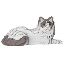 [제카스토어] [제카] 랙돌 - 프리미엄 고양이 블럭 - JEKCA, 9. 걷는 랙돌 (바이컬러)