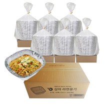 삼아 라면용기 50P 일회용 알미늄 은박냄비 한강 뽀그리 캠핑 은박직화용기 사각라면 국산 즉석라면용기 우동용기 알루미늄용기, 50개, 50개