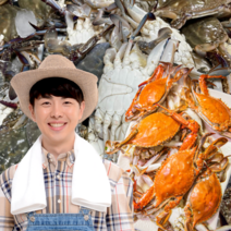 먹사부 태안 국산 활 생물 꽃게 냉동 꽃게 암꽃게 숫꽃게 찜용 랜덤 서해안 소 중 대 특대 얼음 톱밥포장 주문 박스 1kg 2키로 3킬로, (4). 급냉 암꽃게, 4kg