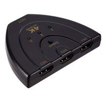 KVM HDMI스위치 HDMIWvvMvv-3 인 1 아웃 HDMI 스위처 허브 HD 4K x 2K 3D 미니 3 포트 HDMI 스위치 4K 10, 제품 B
