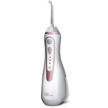 Waterpik 무선 구강 세정기 휴대용 충전식 캠핑용 가정용 무선 기능 강화 WP 569 로즈골드