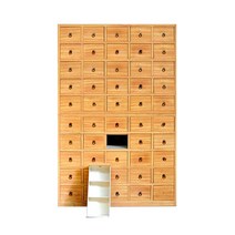 한약장 약재 수납함 병원 약방서랍장 우드 엔틱 가구, 폭 1.2m 46mm M4 나뭇결