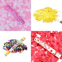 행사 파티 웨딩 축포모음 소 중형, 5.파티축포20cm(메탈골드 직사각), 1개