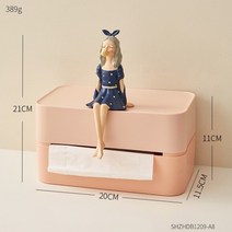 북유럽 가정 장식 조직 상자 거품 소녀 동상 냅킨 홀더 조직 홀더 사무실 주방 스토리지 조직 홈 스토리지, C8
