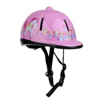 STK 어린이 승마 헬멧 승마 보호 기어 안전 모자, 48-54cm, PVC EPS, 핑크