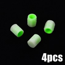 전기 전동 스쿠터 4pcs 액세서리 자체 발광 밸브 캡 mijia m365 ninebot max g30 용 범용 슈레이더 밸브 캡, 4개