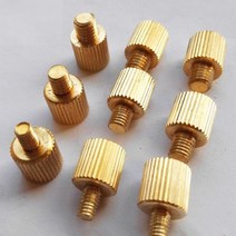 M3 M4 M5 M6 황동 핸드 트위스트 널링 나사 볼트 장식 나사, 16 M5x30 2Pcs