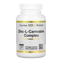 캘리포니아골드뉴트리션 아연-L-카르노신 복합체 Zinc-L-Carnosine Complex 90정 베지캡슐, 1개, 기본