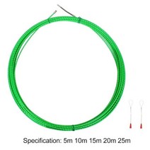 선통기 전선 케이블 풀링 장비 전기 기사 테이프 도관 덕트 풀러 도구 미터 배선 설치 건설, Green_30M