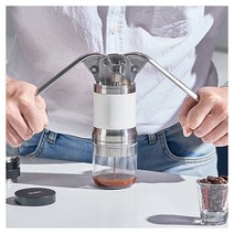 커피데리스 휴 레버프레소 프로 휴대용 레버 에스프레소 커피..., 블랙, 블랙스탠드 V2