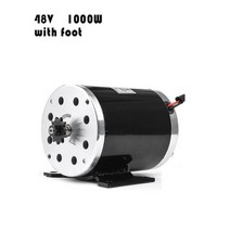 전기 자전거 키트 500W 1000W 24V 36V 48v DC 브러시 모터 컨트롤러 전자 변환 스쿠터 스케이트 보드 MY1020, 48V1000W Motor