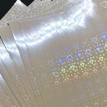 달자샵 25+25 나만의 탑로더 만들기 사진 카드 안전보호 케이스 세트 폴꾸 투명 홀더, 1세트(25P)+1세트(25P), 시트지-하트