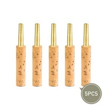 NAOMI DIY 오보에 리드 재료 원료 수제 지팡이 Gouged Folded Corks Base 액세서리, 5pcs Oboe Base