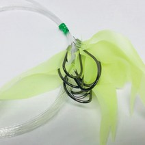 포토리아 넥타이 우럭채비 묶음바늘 야광타이 선상 침선 낚시, 22호