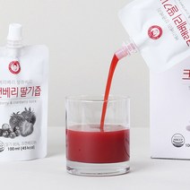 [김재식헬스푸드] 크랜베리 딸기즙 100ml 30팩 2박스, 단품, 단품