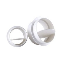 덕트 닥트 자재 duct connector 댐퍼 환기 체크 밸브 draugh back, 직경 80mm