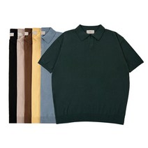 유앤엘씨 쿨 썸머 워셔블 오픈 카라 니트 6color