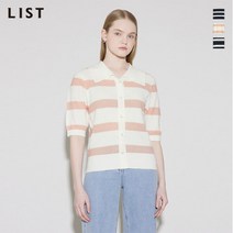 리스트 린넨 스트라이프 칼라 니트 TSKPOM60010 LO